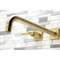 Kingston Brass KS6047ML Wall Mount Tub Faucet, Brushed Brass KS6047ML - alternate 3